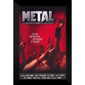  Metal A Headbangers Journey 27x40 FRAMED Movie Poster 