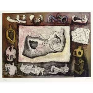     Henry Moore   24 x 18 inches   Sculptural Ideal 5