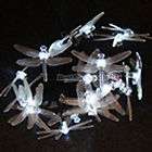 20LED Solar Powered String Lights with Dragonfly Shaped