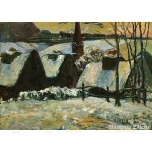  Breton Village in Snow