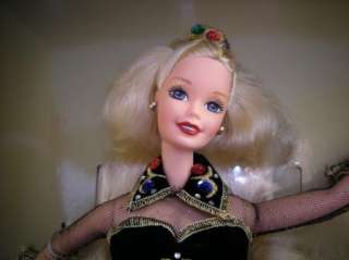 Midnight Princess Barbie MIB gorgeous MArdi Gras colors  