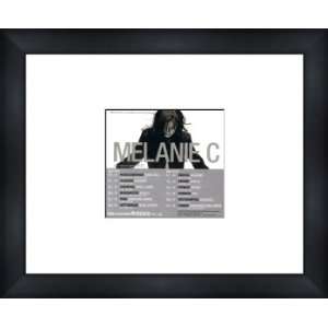 MELANIE C UK Tour 2003   Custom Framed Original Ad   Framed Music 
