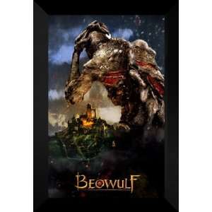  Beowulf 27x40 FRAMED Movie Poster   Style O   2007
