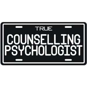  New  True Counselling Psychologist  License Plate 