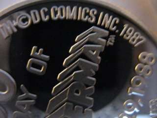   SILVER MAN OF STEEL 50TH BIRTHDAY DC COMICS SUPERMAN COIN+GOLD  