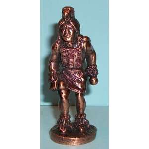   Spoontique Pewter Native American Indian w/ Tomahawk 
