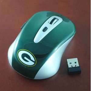  Green Bay Packers 2.4G Wireless Optical Field Mouse 