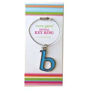  Name Game Initial B Key Ring ~ Blue