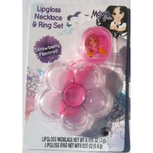 MAXIE GIRLZ LIPGLOSS NECKLACE AND RING SET Beauty