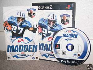MADDEN NFL 2001 CIB   Playstation 2 game 014633141351  