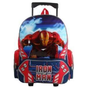  Marvel Iron Man Ii 16 Large Rolling Backpack Toys 
