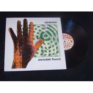  Genesis Invisible Touch   Signed Autographed Record Album 