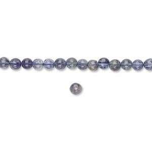  Bead Iolite (Dyed) 3mm Round 16 Inch Strand Patio, Lawn 