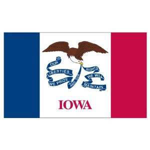  Iowa 5ft x 8ft Spun Heavy Duty Polyester Flag Patio, Lawn 
