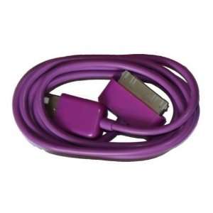 (TM)Purple Color USB Sync Data Cable Compatible with Apple Ipad 
