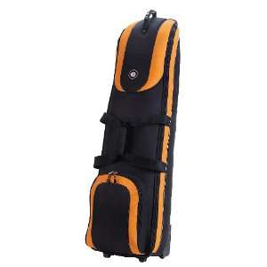  GTB Roadster 3.0 Golf Travel Bag (Black/Tangerine) Sports 