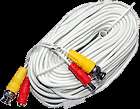 White LTS 125ft RG59 Premade Siamese Cable. Model DVC LTAC2125W