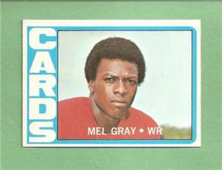 MEL GRAY 1972 Topps Football RC #112  CARDINALS  SET BREAK  