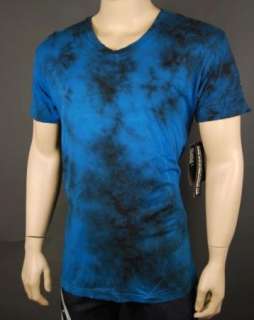 NWT Mens Affliction Live Fast Blue V Neck Vintage T Shirt XL  