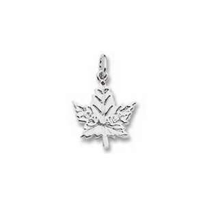  Maple Leaf, Canada Charm   Sterling Silver Jewelry