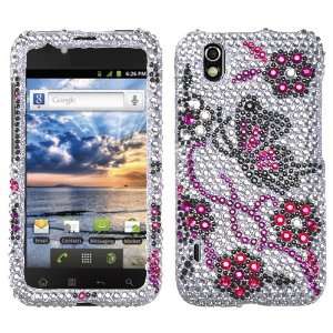  Elegant Butterfly Diamante Protector Faceplate Cover For 