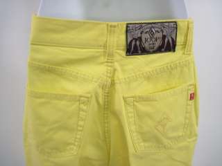JOOP Yellow Denim Tapered Legged Jeans Size 36  