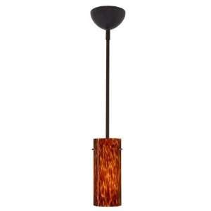  Besa Lighting 1TC 412307 X1 BR Bronze Down Mini Pendant 