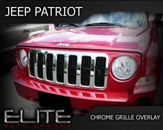 2007 2010 Jeep Patriot Chrome Grille Overlay  