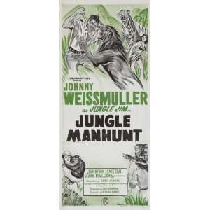  Jungle Manhunt Poster Movie Australian (13 x 30 Inches 