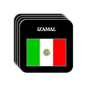  Mexico   IZAMAL Set of 4 Mini Mousepad Coasters 