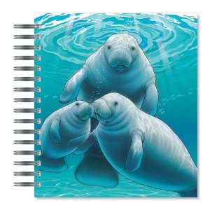  Manatee Family Picture Photo Album, 18 Pages, Holds 72 Photos 