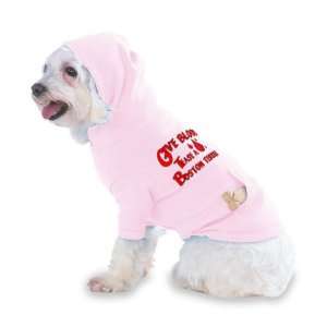  Give Blood Tease a Boston Terrier Hooded (Hoody) T Shirt 