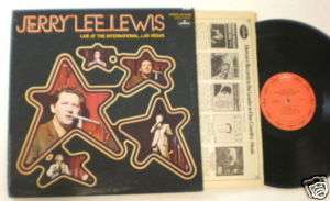 Jerry Lee Lewis Live at the International Las Vegas LP  