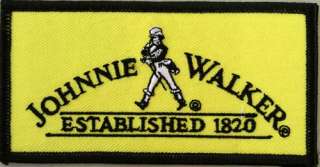 JOHNNIE WALKER WHISKEY EMBROIDERED PATCH#03  