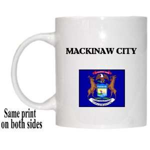  US State Flag   MACKINAW CITY, Michigan (MI) Mug 
