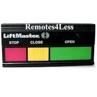 LiftMaster 333LM 3 Button Tri Color Gate Opener Remote  
