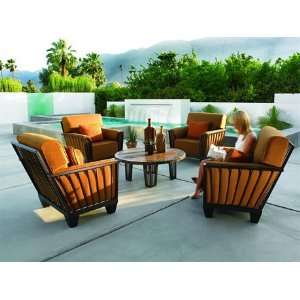  OW Lee Luxe 30 Conversation Cushion Patio Aluminum Lounge 