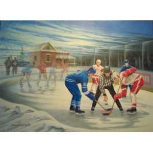  James Lumbers   The Hockey Scouts Canvas Giclee