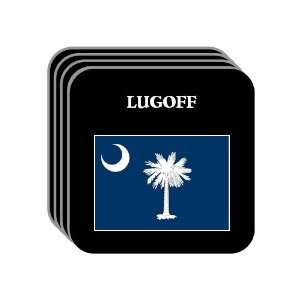  US State Flag   LUGOFF, South Carolina (SC) Set of 4 Mini 