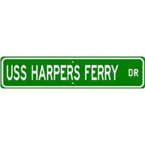  USS HARPERS FERRY LSD 49 Street Sign   Navy Sports 