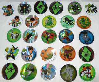 BEN 10 PARTY FAVOR ~ 26 PCS OF STICKERS ~ 1.75 ROUND  
