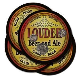  LOUDER Family Name Beer & Ale Coasters 