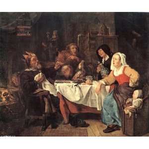   Gabriel Metsu   24 x 20 inches   The Lord of Misrule