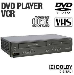 Magnavox DV225MG9 DVD Player & 4HD Hi Fi VCR VHS Combo   Refurbished