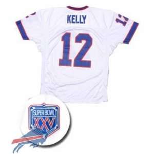  Buffalo Bills #12 Jim Kelly Mitchell&Ness Jersey White Nfl 