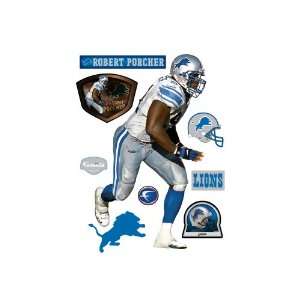  NFL Detroit Lions Robert Porcher Wall Graphic Sports 
