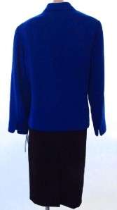 KASPER Suits Royal Blue Skirt Suit New Nwt Plus sz 14w  
