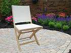new royal teak collection teak sailmate folding patio chair in