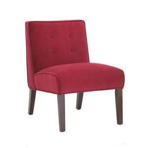  Comfort Pointe 160 01 Madera Armless Accent Chair, Cherry 