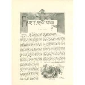  1896 American Artists Association in Paris France A A 